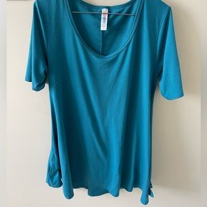 Teal Lularoe shirt